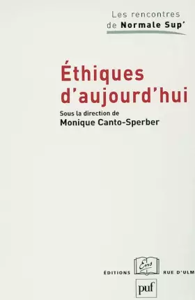 Couverture du produit · Éthiques D'aujourd'hui
