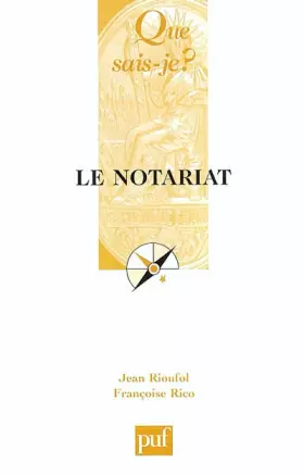 Couverture du produit · Le notariat