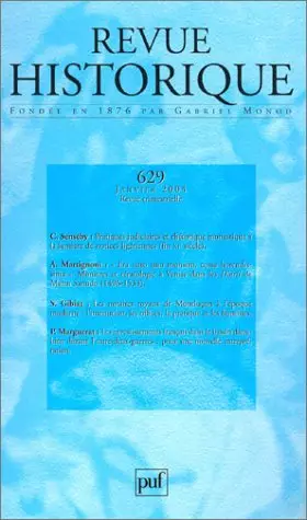 Couverture du produit · Revue historique 2004, numéro 629