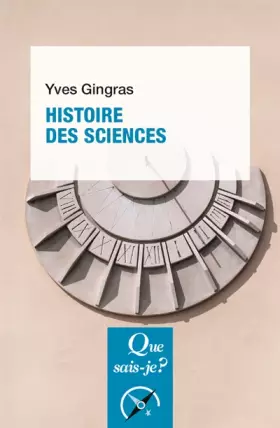 Couverture du produit · Histoire des sciences