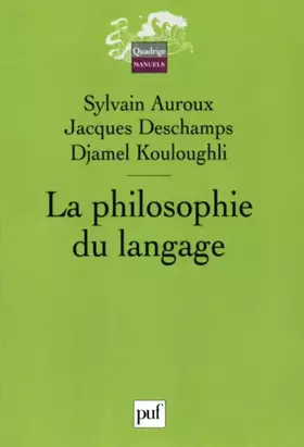 Couverture du produit · La philosophie du langage