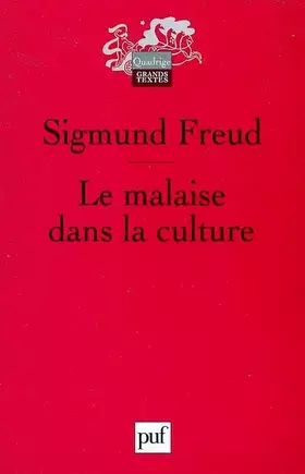 Couverture du produit · Le Malaise dans la Culture