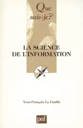 Couverture du produit · La science de l'information