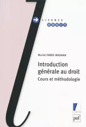 Couverture du produit · Introduction générale au droit