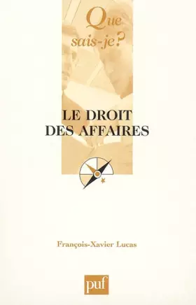 Couverture du produit · Le droit des affaires