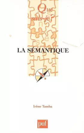 Couverture du produit · La sémantique