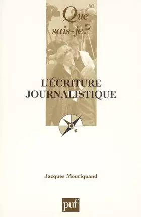 Couverture du produit · L'écriture journalistique