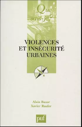 Couverture du produit · Violences et insécurités urbaines