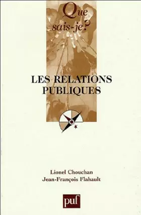 Couverture du produit · Les relations publiques