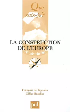 Couverture du produit · La construction de l'Europe