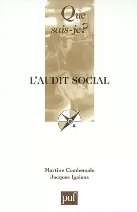 Couverture du produit · L'audit social