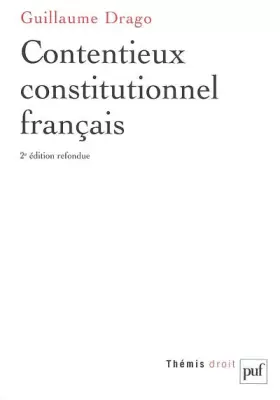 Couverture du produit · Contentieux constitutionnel français