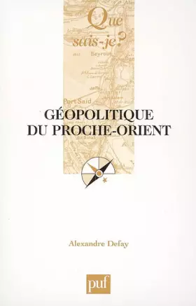 Couverture du produit · Géopolitique du Proche-Orient