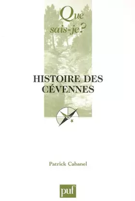 Couverture du produit · Histoire des Cévennes
