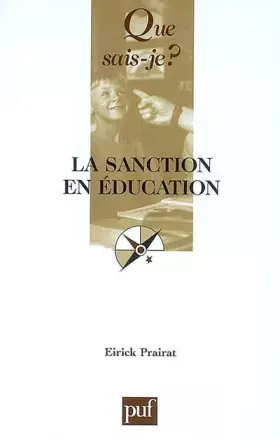 Couverture du produit · La sanction en éducation