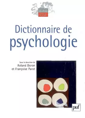 Couverture du produit · Dictionnaire de Psychologie