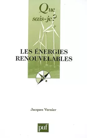 Couverture du produit · Les énergies renouvelables
