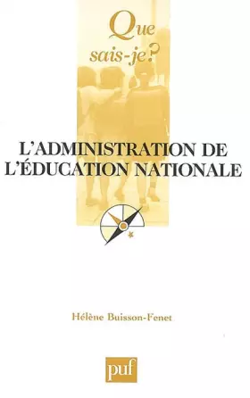Couverture du produit · L'administration de l'Education nationale