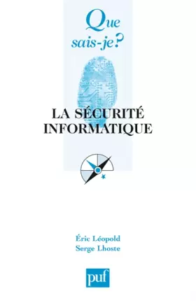 Couverture du produit · La sécurité informatique