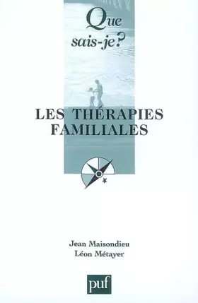 Couverture du produit · Les thérapies familiales