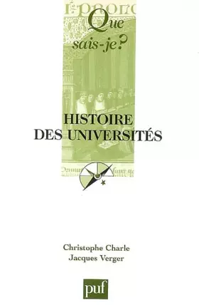 Couverture du produit · Que sais-je ? Histoire des universités