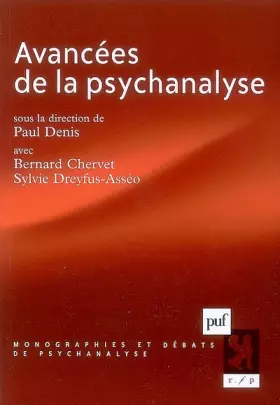 Couverture du produit · Avancées de la psychanalyse