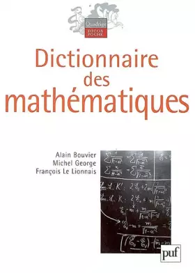 Couverture du produit · Dictionnaire des mathématiques