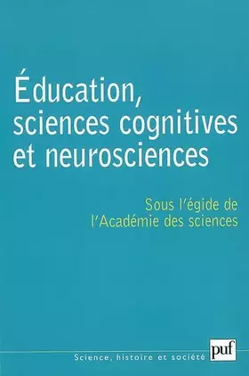 Couverture du produit · Éducation, sciences cognitives et neurosciences: Séminaire