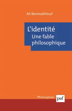 Couverture du produit · L'identité, une fable philosophique