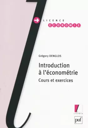 Couverture du produit · Introduction à l'économétrie