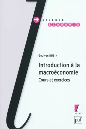 Couverture du produit · Introduction à la macroéconomie