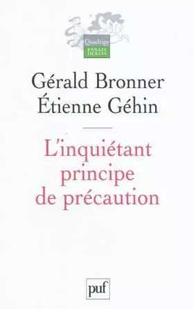 Couverture du produit · L'inquiétant principe de précaution