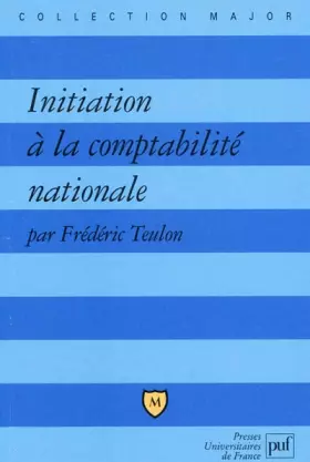 Couverture du produit · Initiation à la comptabilité nationale