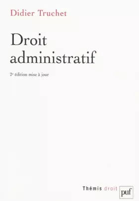 Couverture du produit · Droit administratif