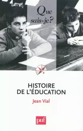 Couverture du produit · Histoire de l'éducation