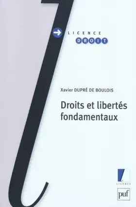Couverture du produit · Droits et libertés fondamentaux