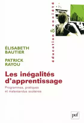 Couverture du produit · Les inégalités d'apprentissage