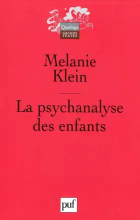 Couverture du produit · La psychanalyse des enfants