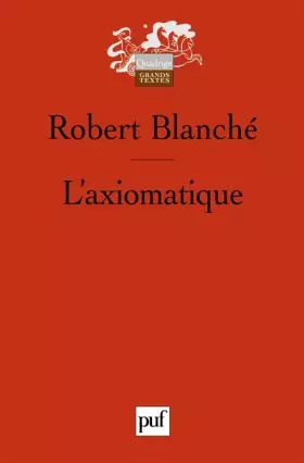 Couverture du produit · L'axiomatique