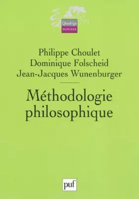 Couverture du produit · Méthodologie philosophique