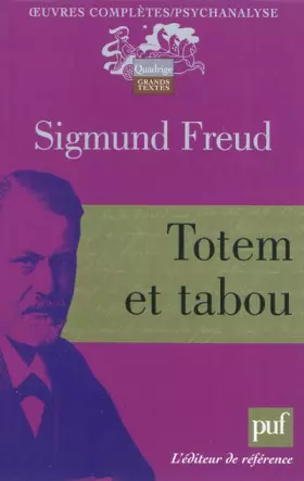 Couverture du produit · Totem et tabou