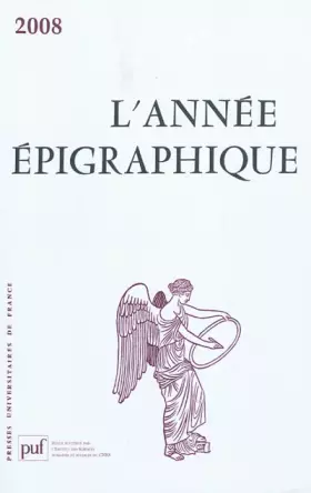 Couverture du produit · année épigraphique vol. 2008