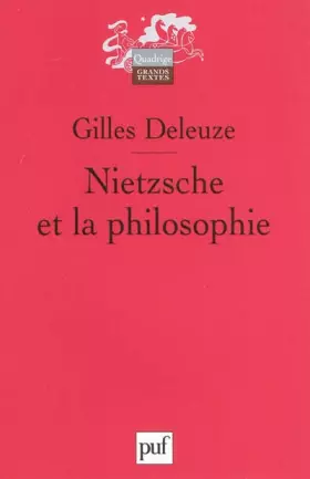 Couverture du produit · Nietzsche et la philosophie