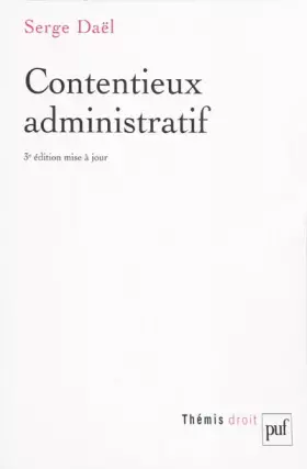 Couverture du produit · Contentieux administratif