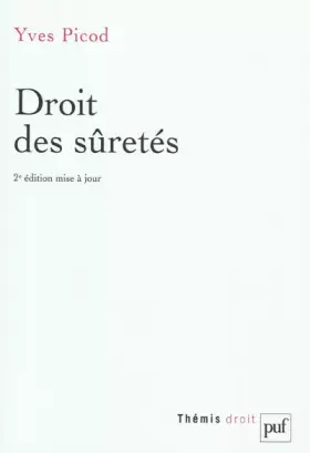 Couverture du produit · Droit des sûretés