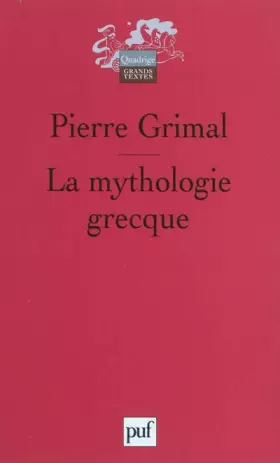 Couverture du produit · La mythologie grecque