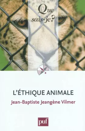 Couverture du produit · L'éthique animale