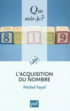 Couverture du produit · L'acquisition du nombre