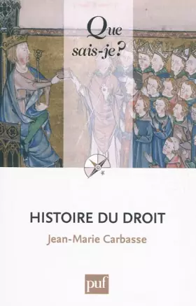 Couverture du produit · Histoire du droit