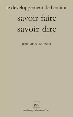 Couverture du produit · Le développement de l'enfant